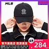 MLB官方 鸭舌帽女情侣户外运动帽23夏新款遮阳帽黑色刺绣NY棒球帽