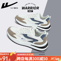 WARRIOR 回力 官方男鞋运动鞋子男士夏季新款老爹鞋透气潮流阿甘鞋运动休闲鞋男 卡其色 39