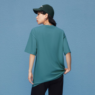 Champion2023早春新款刺绣草写 LOGO 多色圆领T恤短袖 绿色 S