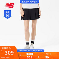 NEW BALANCE NB官方23新款女款运动休闲百搭纯色半身裙裤 BK 5VD24282 M