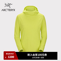 ARC’TERYX始祖鸟 TAEMA HOODY  轻量透气 女子 速干长袖T恤 Sprint Heather/竞速绿 XS