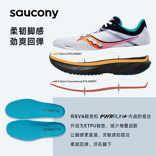 saucony 索康尼 驭途16 OASIS跑鞋男缓震跑步鞋慢跑训练运动鞋RIDE