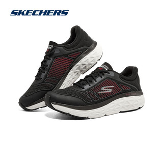 SKECHERS 斯凯奇 MAX CUSHIONING ARCH FIT系列男子缓震跑步鞋BKRD 42