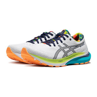 ASICS 亚瑟士 跑步鞋男鞋稳定夜跑运动鞋透气跑鞋GEL-KAYANO 29 LITE-SHOW 白色/荧光色 42.5