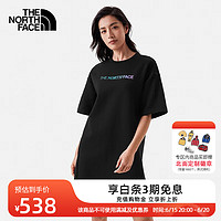 北面（The North Face）裙子女户外柔软舒适夏季新款|7WEW JK3/黑色 S/155