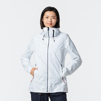冲锋衣女运动户外秋冬防风衣防水外套月影白M-4450052
