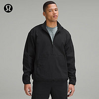 lululemon丨LAB Stretch Woven 男士半拉链套头衫 LM3DYNS 黑色 M