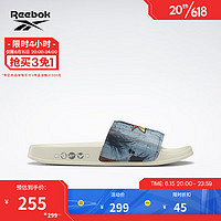 Reebok 锐步 [STREET FIGHTER联名]Reebok锐步官方新款男女经典时尚拖鞋HP08 HR0591 中国码:34.5(23cm),US:4