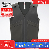 Reebok锐步官方2023夏季运动休闲男子时尚梭织夹克背心23RCS113M 23RCS113MGH1 A/M