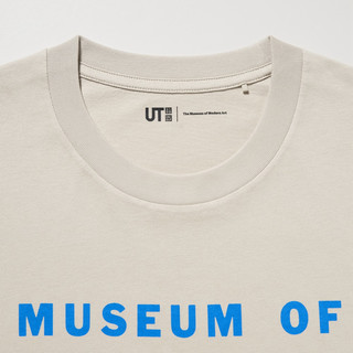 优衣库 男装/女装(UT)AtTheMuseum印花T恤(短袖)男女皆可穿457647 30 浅米色 160/76A/XS