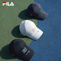 FILA 斐乐 官方棒球帽2023夏季新款女鸭舌帽运动帽休闲遮阳帽帽子