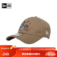 NEW ERA纽亦华2023新款TOM AND JERRY联名棒球帽子情侣卡通弯檐帽 13529340-卡其色 OSFM