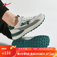 WARRIOR 回力 休闲鞋男鞋老爹鞋户外透气跑步运动鞋 WXY(S)-2953N 米灰绿 40