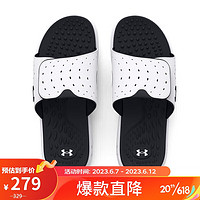 安德玛（UNDERARMOUR）春夏Ignite 7女子运动休闲拖鞋3026027 白色101 36.5