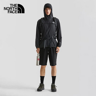 The North Face北面皮肤衣男外套春夏款户外运动服透气凉感防晒衣轻薄防风夹克 0C5/灰色 L