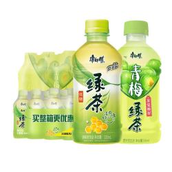 康师傅低糖绿茶青梅绿茶330ml24瓶整箱迷你小瓶果味饮料茶饮品