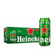 PLUS会员：Heineken 喜力 经典 500ml*10听 整箱装