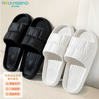 诺兰森迪 旅行便携拖鞋非一次性家用酒店待客情侣防滑凉拖鞋 黑色40-41