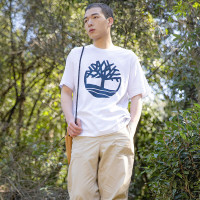 PLUS会员、会员专享：Timberland 男款短袖T恤 A6281100