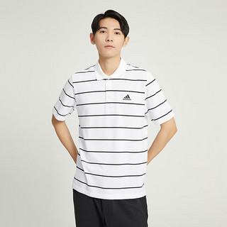 阿迪达斯 （adidas）男子FI STRIPE POLO POLO衫短T恤 IA8166 L