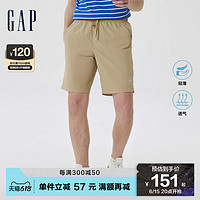 Gap 盖璞 男装夏季2023新款LOGO运动短裤602717休闲裤