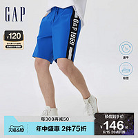 Gap 盖璞 男女装夏季2023新款LOGO速干吸湿运动短裤668393休闲亲子装