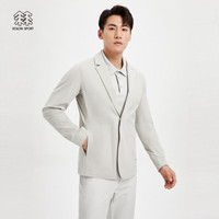 可隆 KOLON SPORT男户外休闲弹力运动露营通勤商务夹克外套 燕麦灰OT 190/3XL