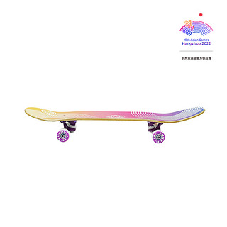 乐秀（ROADSHOW）乐秀亚运联名滑板初学者专业双翘儿童成人女生滑板车刷街代步动作 7.5英寸亚运款---玫瑰红