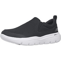 Skechers Go Walk Evolution Ultra男士健步鞋 - Black/White 7码