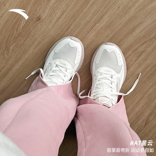 ANTA安踏星云丨女鞋运动鞋2023夏季轻质网面透气粉色跑步鞋休闲鞋 少女粉92232571-1 5.5(女36)