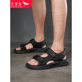红蜻蜓红蜻蜓凉鞋男运动休闲越南沙滩鞋户外露趾罗马凉鞋子男 C0TT02731