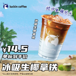 luckin coffee 瑞幸咖啡 冰吸生椰拿铁 单杯电子饮品券