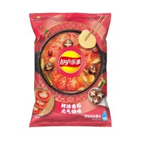 乐事(Lay's)薯片 鲜浓番茄元气锅味 75克