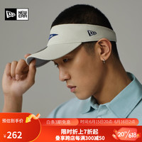 NEW ERA纽亦华2023新款空顶帽MLB情侣时尚运动百搭刺绣遮阳帽子 13561545-浅灰色 OSFM