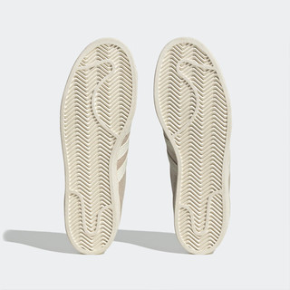 adidas 阿迪达斯 官方三叶草SUPERSTAR男女经典贝壳头板鞋HQ9113 浅卡其棕色/米色 42(260mm)