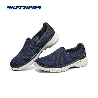 斯凯奇丨skechers2023春女休闲一脚蹬124523 海军蓝色/NVY 36