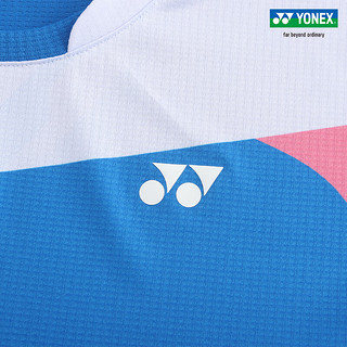 YONEX /尤尼克斯 110093BCR/210093BCR 2023比赛系列 男女款运动T恤yy 海蓝色（女款） O