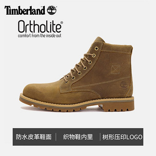 添柏岚（Timberland）官方男鞋23新款夏季高帮靴户外休闲皮革减震A5Z7D A5Z7DW/中棕色 41 鞋内长：25.5cm