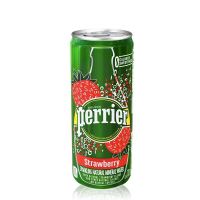 perrier 巴黎水 草莓味气泡水 250ml*30罐整箱装