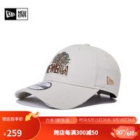 NEW ERA 纽亦华 2023新款棒球帽情侣时尚运动百搭刺绣弯檐帽子 13558519-白色 OSFM