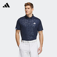 adidas 阿迪达斯 官方男装夏印花高尔夫运动翻领短袖POLO衫HT6849