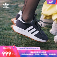 adidas 阿迪达斯 官方三叶草RETROPY E5男女经典boost运动鞋H03854 橄榄绿/暗灰橄榄绿/白 42(260mm)