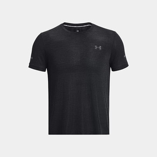 安德玛（UNDERARMOUR）新款男子跑步运动短袖T恤 1375692-001 2XL