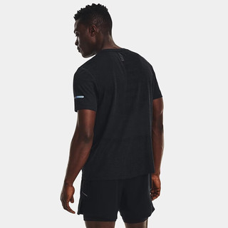 安德玛（UNDERARMOUR）新款男子跑步运动短袖T恤 1375692-001 2XL