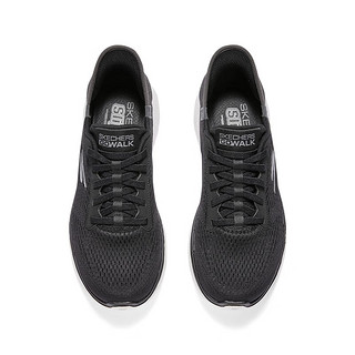 SKECHERS 斯凯奇 2023夏季男子网面舒适透气休闲鞋 216279-BLK 黑色 43