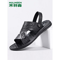 木林森（MULINSEN）凉鞋透气舒适休闲沙滩鞋耐磨软底两用凉拖鞋 J97747