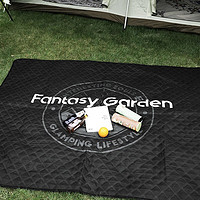 梦花园Fantasy Garden超声波野餐垫防潮隔热防泼水户外露营地垫子 墨白超声波野餐垫
