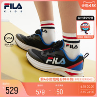FILA斐乐童鞋儿童跑步鞋2023秋季新款男女大童防滑网面透气运动鞋