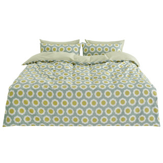 喜临门（Sleemon）纯棉床上四件套床上用品套件被单被罩 馨月 1.2米床(三件套150*215cm被芯)