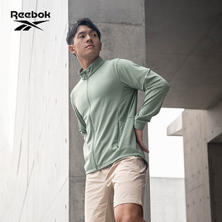 Reebok锐步官方2023夏季男子JACKET针织拉链休闲夹克23RCS105M 23RCS105MGL2 A/XL